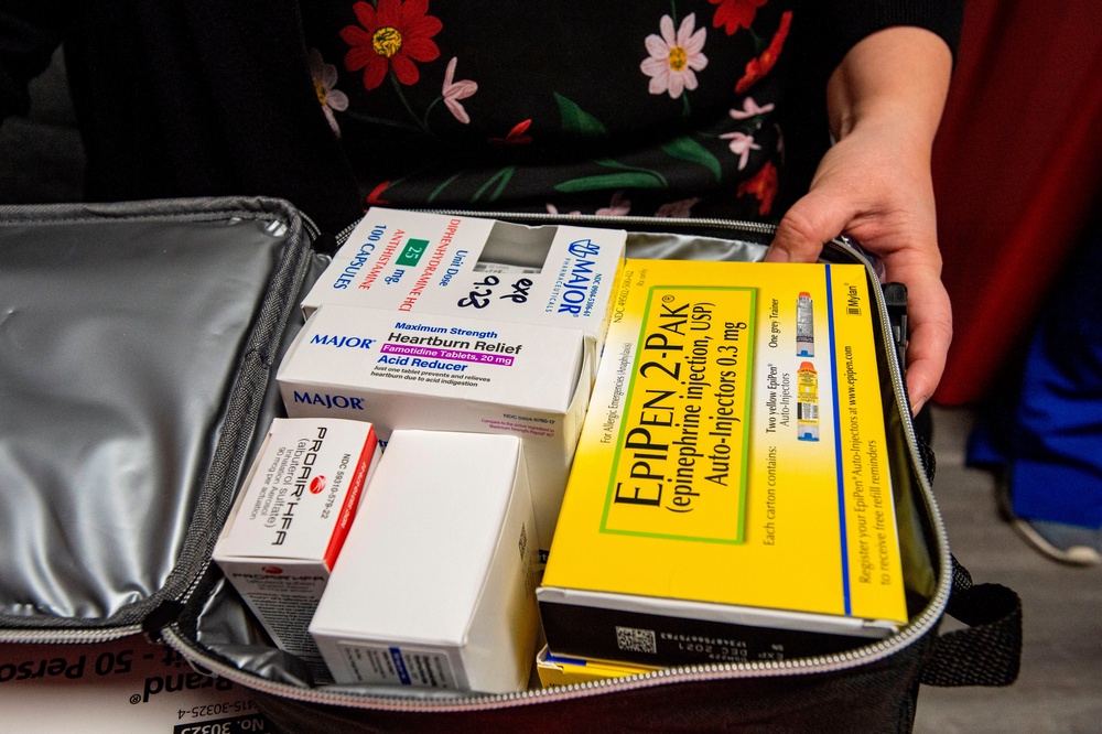 EpiPens are the main treatment for people with life-threatening food allergies. But carrying just one dose may not be enough (AFP via Getty Images)