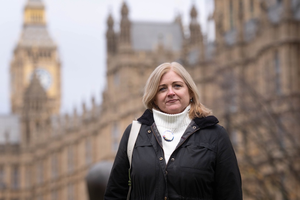 Pc Andrew Harper’s mother Debbie Adlam (Stefan Rousseau/PA) (PA Archive)