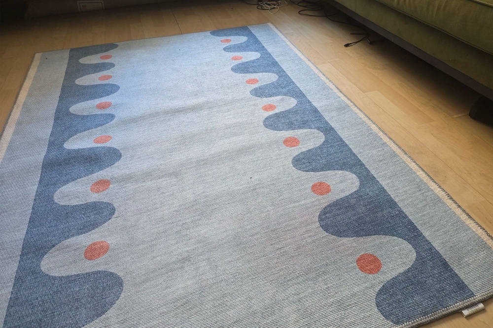 This is a practical and good looking rug (Abha Shah/The Independent)