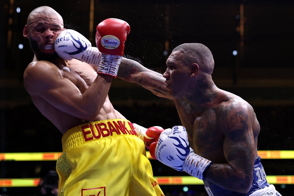 Benn dropped Chris Eubank Jr twice in the final moments of their November rematch (Getty)