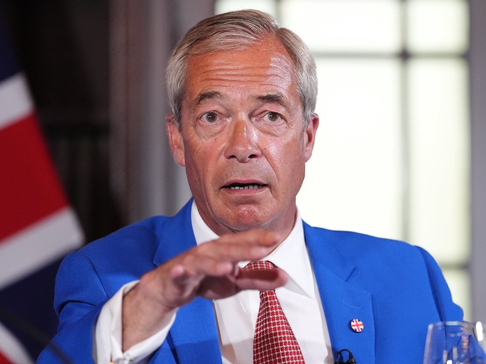 Nigel Farage is looking to be re-elected as Clacton MP (PA Wire)