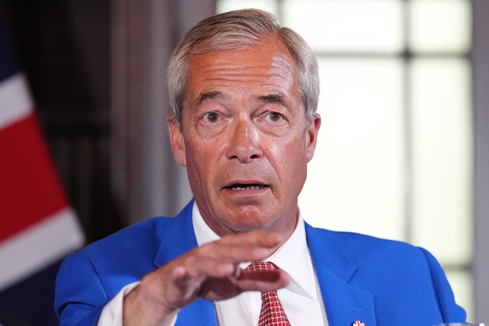 Nigel Farage said that he was the victim of an ‘outright arson attempt’ in 2025 (PA Wire)