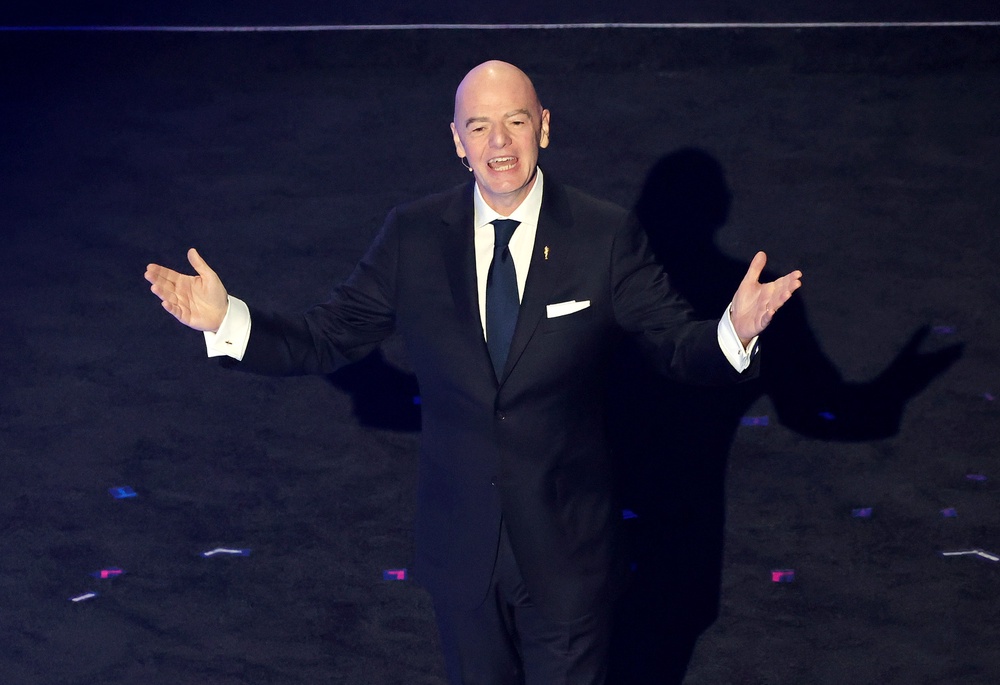 Fifa’s management board backed Infantino at a meeting in Morocco on Wednesday (Sam Corum/PA) (PA Wire)