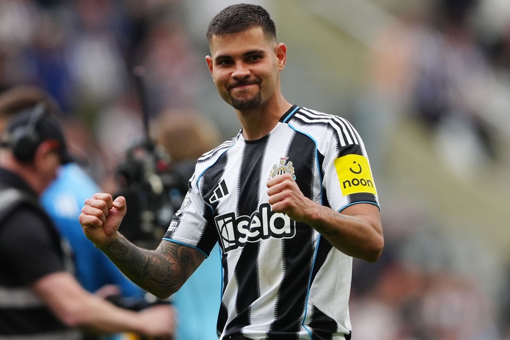 Bruno Guimaraes has joined Arsenal from Newcastle (PA Wire)