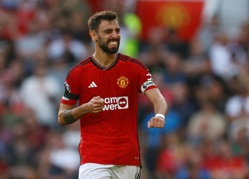 United captain Bruno Fernandes is expected to feature (Molly Darlington/Reuters)