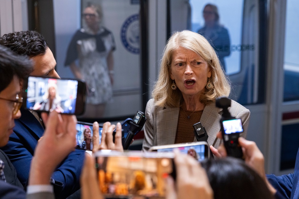 Two Republican senators, Lisa Murkowski and Susan Collins, opposed Blanche’s confirmation over concerns about the Justice Department being politicized (Getty)