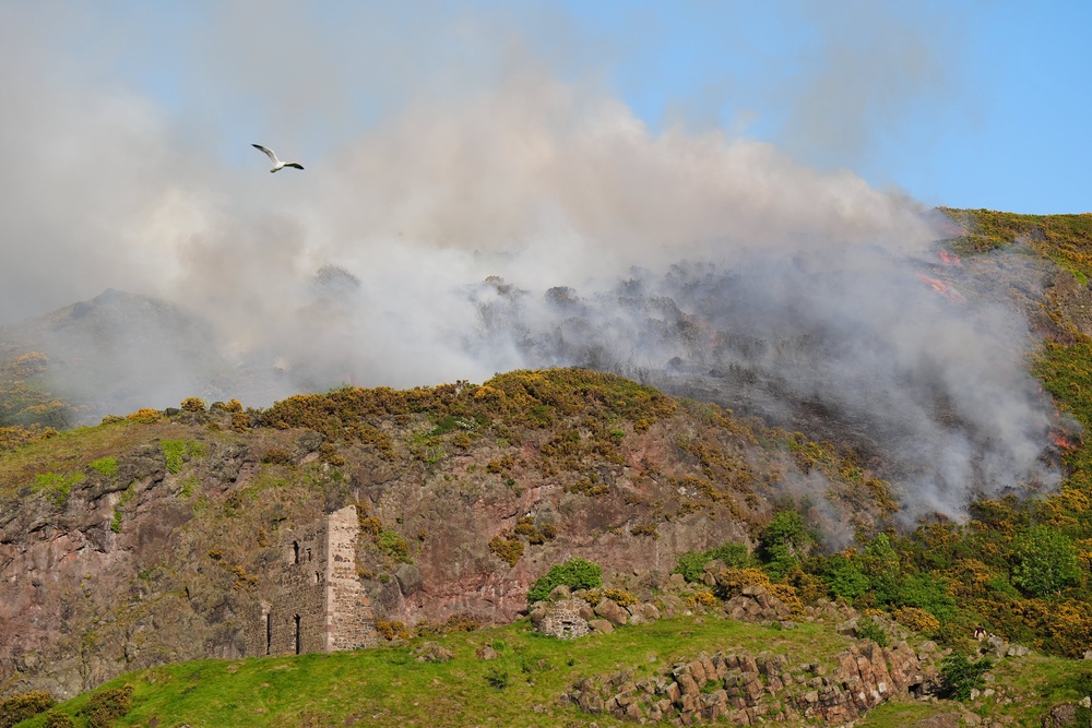 Wildfires have broken out in the Edinburgh area in recent months (Jane Barlow/PA) (PA Wire)