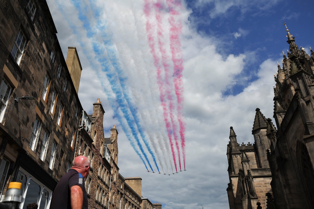 The Red Arrows have pulled out of the Royal Edinburgh Military Tattoo (Phil Noble/PA) (PA Archive)