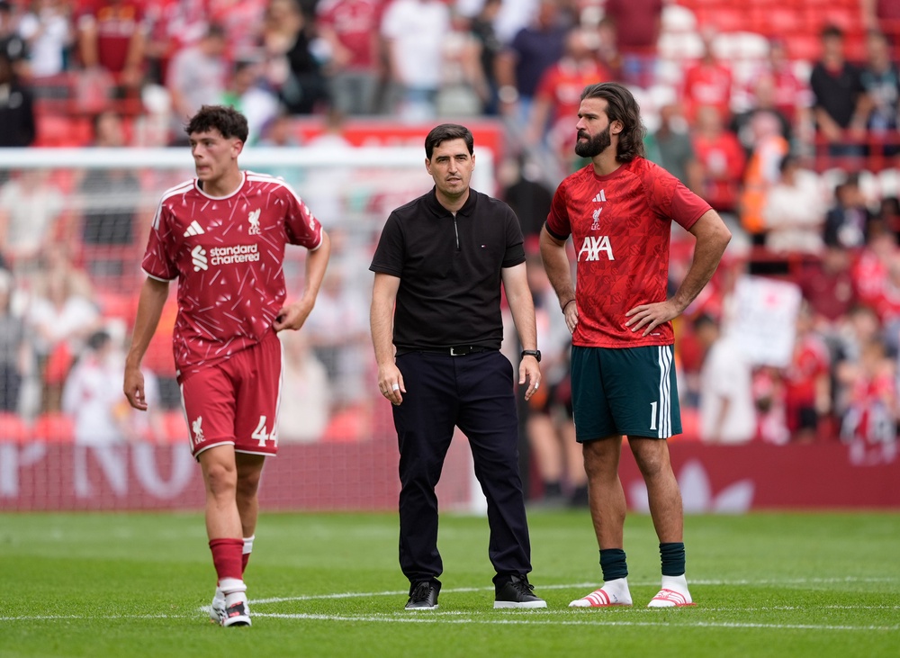 Andoni Iraola still has work to do in the transfer market, as was evident in his Anfield bow against Monaco (PA)