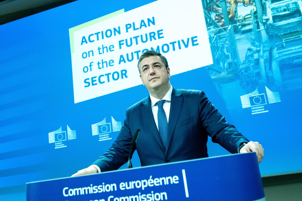 Apostolos Tzitzikostas, pictured here last year, reportedly gave his representations to Heidi Alexander when they met on 14 July (AFP/Getty)