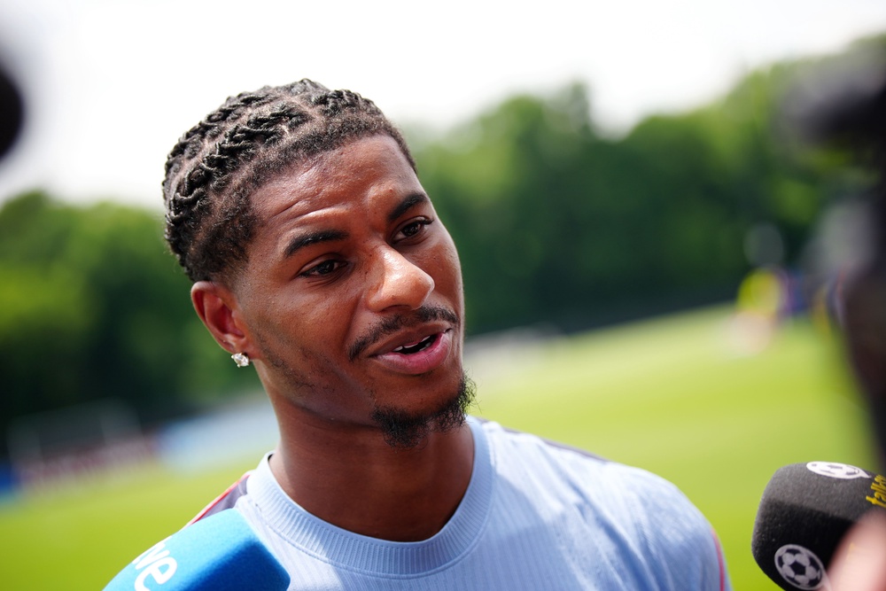 Marcus Rashford has joined up with Manchester United at their pre-season training camp in the Republic of Ireland (Bradley Collyer/PA) (PA Wire)