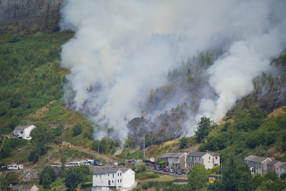 Fires have raged across the UK (Ben Birchall/PA) (PA Wire)