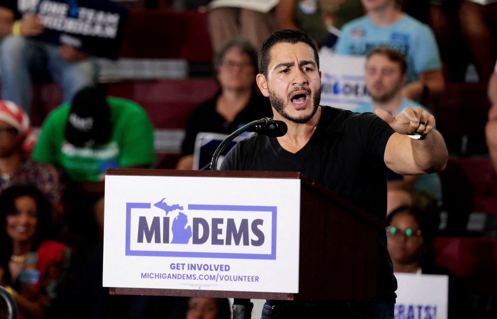 Abdul El-Sayed compared Republicans' attempts to highlight his name to similar tactics used against Barack Obama (Reuters)