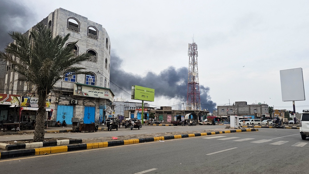 Houthis carry out missile and drone strikes on Yemen's Mocha port city (Reuters)