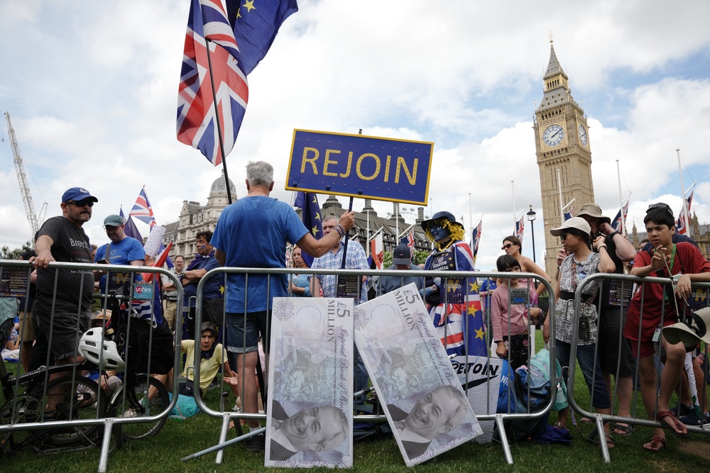 It comes just weeks after a government minister failed to rule out putting a promise to rejoin the EU in Labour’s next manifesto, suggesting that Mr Burnham could attempt to unpick Brexit in the next parliament (PA)
