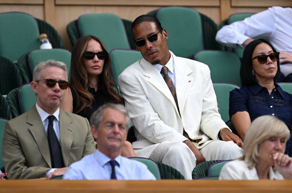 And then took some time off afterwards, including going to Wimbledon for the tennis (Getty)