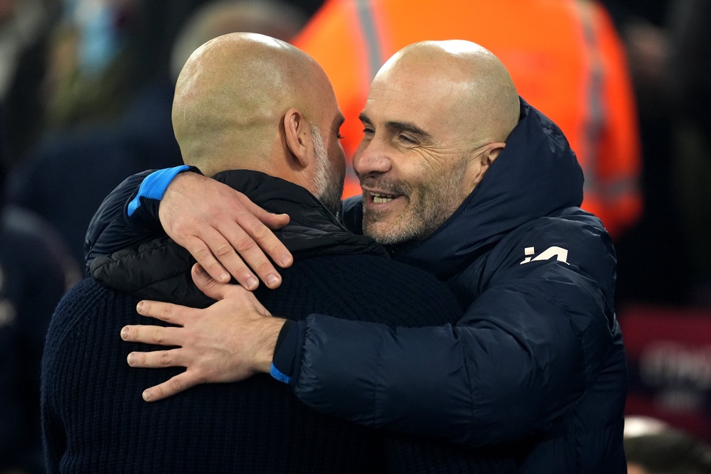 Enzo Maresca has gone from Pep Guardiola’s assistant a few years ago to the main man at City (PA)