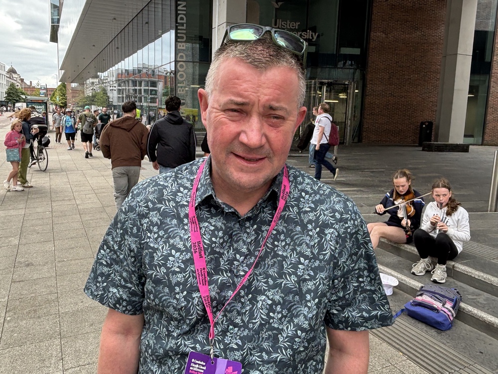 Niall McClean, one of the organisers of Fleadh Cheoil na hÉireann n 2026 (Rebecca Black/PA) (PA Wire)