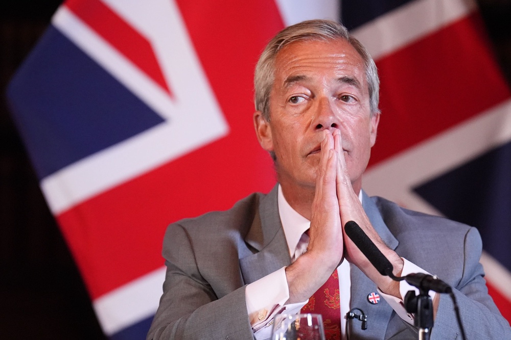 Counter-terror police investigating the death of Ms Widdecombe reopened a year-old probe into an alleged firebomb attack at Mr Farage’s home in south London, reports have said (PA Wire)