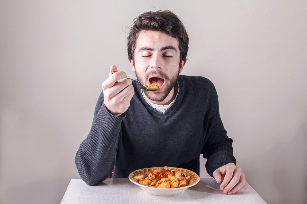 ‘If you’re already feeling really hot, eating a massive bowl of hot pasta or a spicy curry is probably going to make you feel worse,’ says Hooper (Alamy/PA)