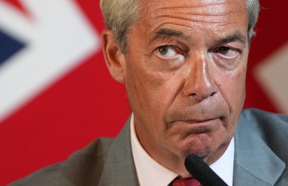 Nigel Farage said his party 'had been treated very differently to everybody else' before the death of former MP Ann Widdecombe (AFP/Getty)
