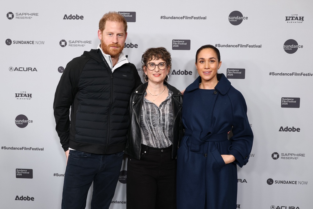 'Cookie Queens' was directed and produced by Alysa Nahmias (middle) and executive produced by Prince Harry and Meghan Markle through their production studio, Archewell Productions (Getty)