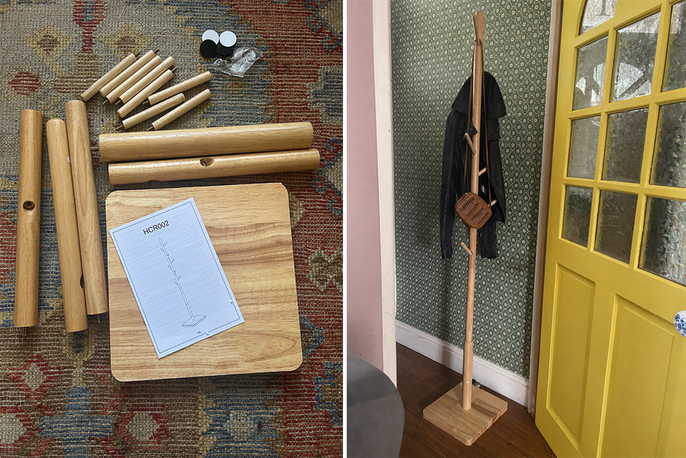 Eight hooks gives plenty of hanging space (Ali Howard/The Independent)