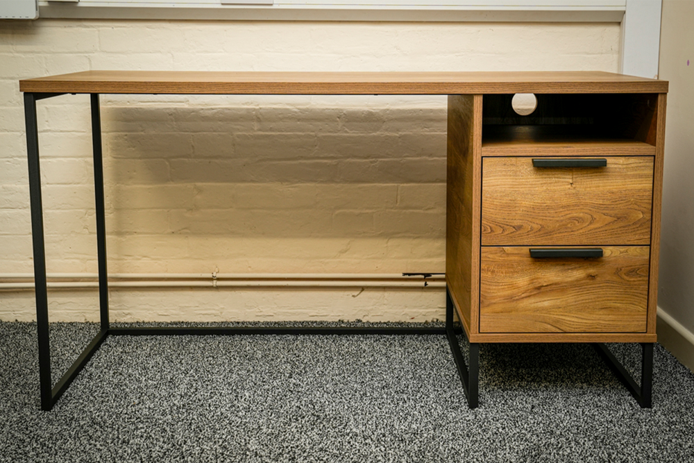 The desk drawers sets this apart (Alastair Jennings/The Independent)