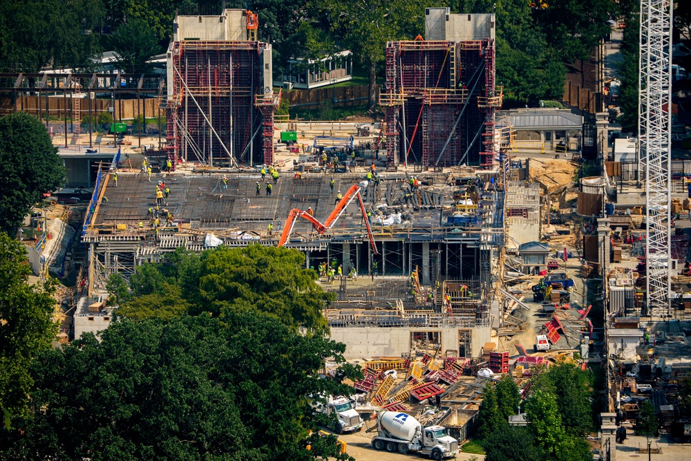 Federal courts have blocked the administration from moving forward on the project without congressional approval, though the government is asking the Supreme Court to step in for permission to continue construction (Getty)
