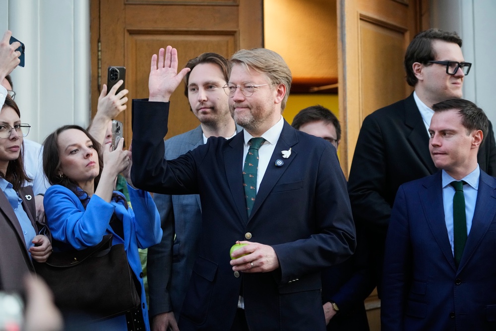 Yabloko party leader Nikolai Rybakov (AP)
