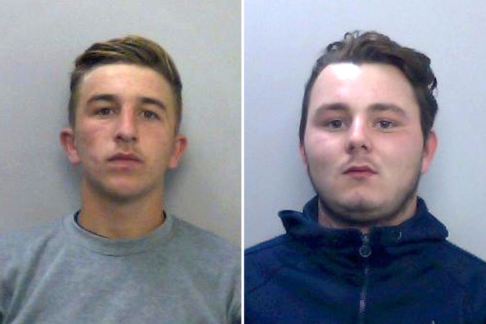 Jessie Cole (left) and Albert Bowers, two of PC Andrew Harper’s killers (Thames Valley Police)