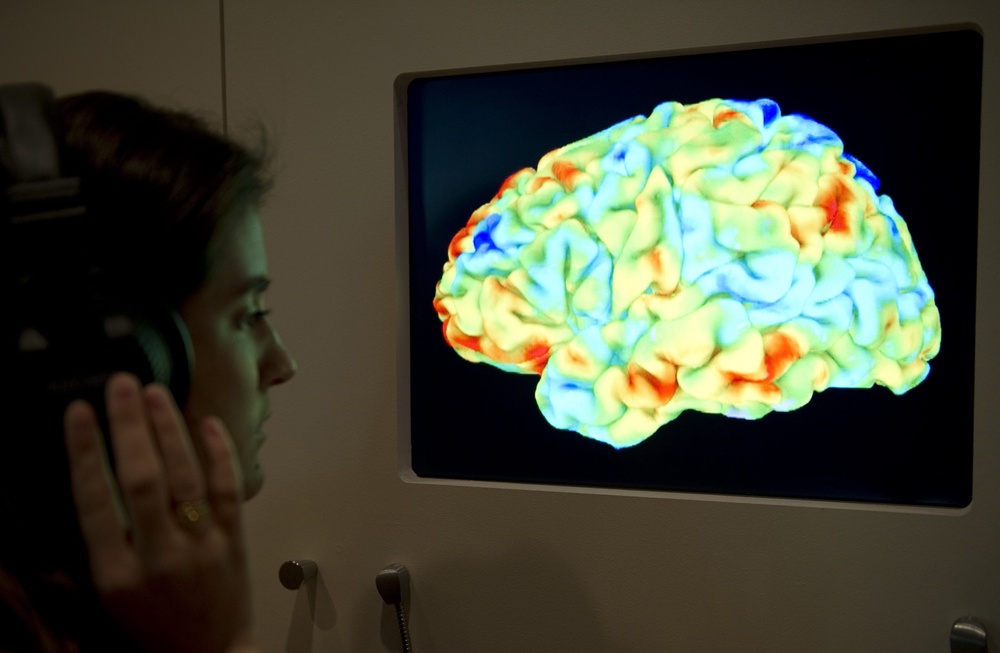 Researchers examined the brains of the participants using MRI scans before and after the retreat (AFP via Getty)