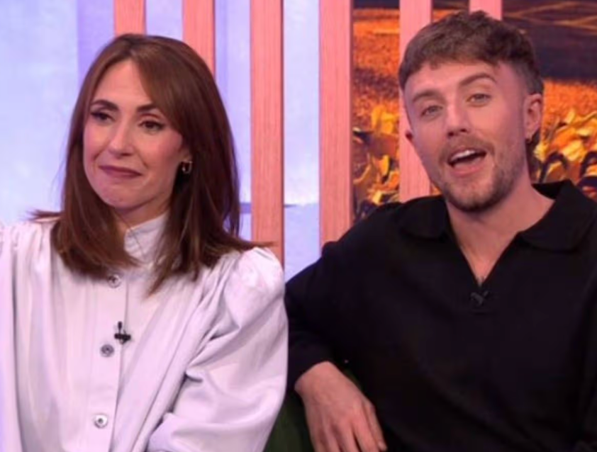 Alex Jones with her 'One Show' co-host Roman Kemp (BBC)