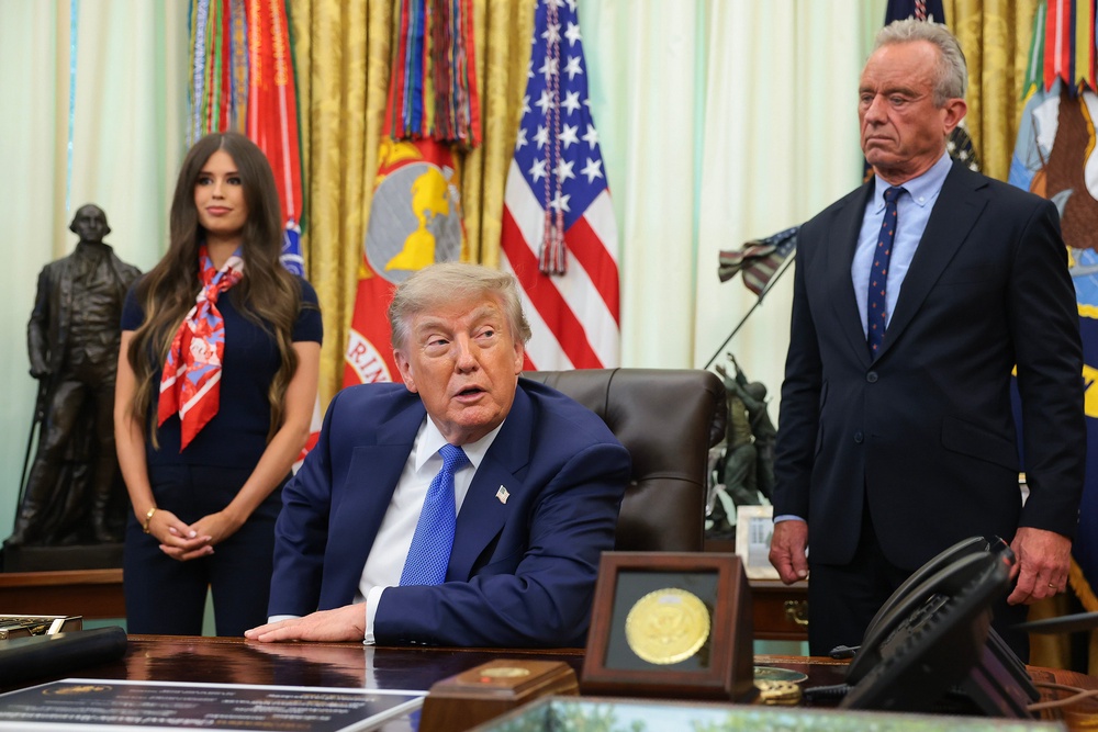 Dr. Andrew Racine, president of the American Academy of Pediatrics, said that Trump’s announcement spread fear and confusion (Getty)
