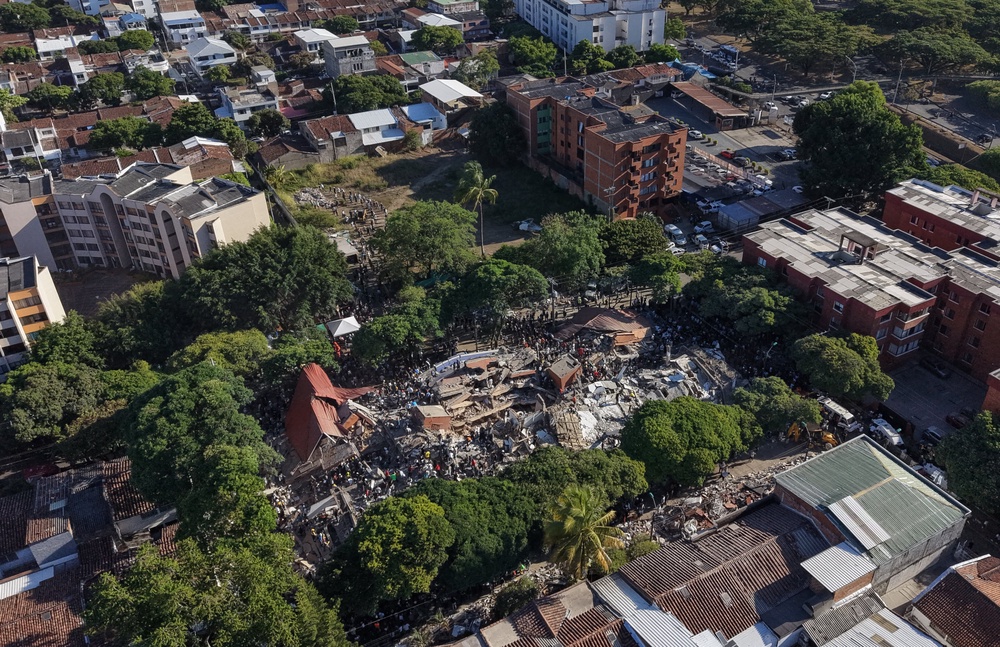 Cali, a major city in western Colombia, was one of the worst affected (AFP/Getty)