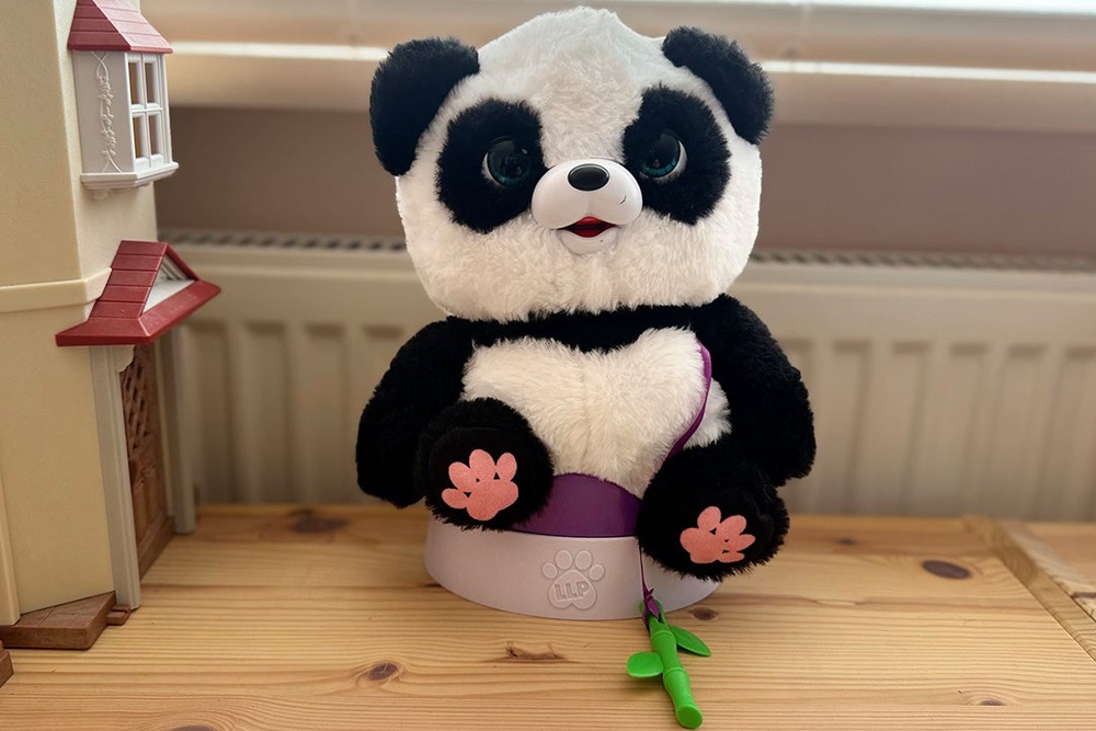 The panda has more than 50 sounds and interactions (Sarah Jones/The Independent)