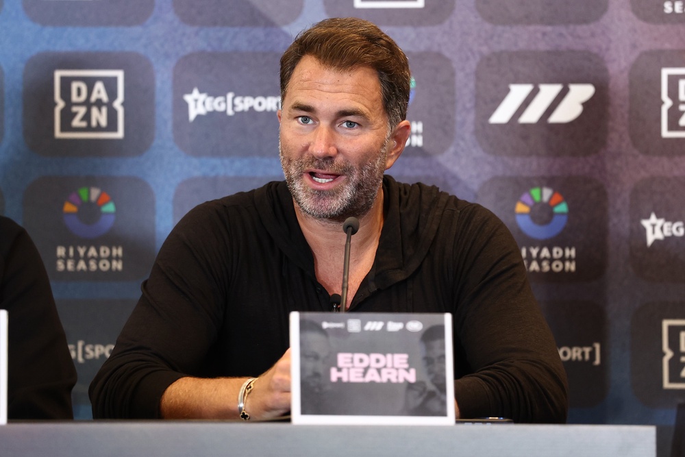 Boxing promoter Eddie Hearn has signed Machado Garry to his talent agency (Getty)