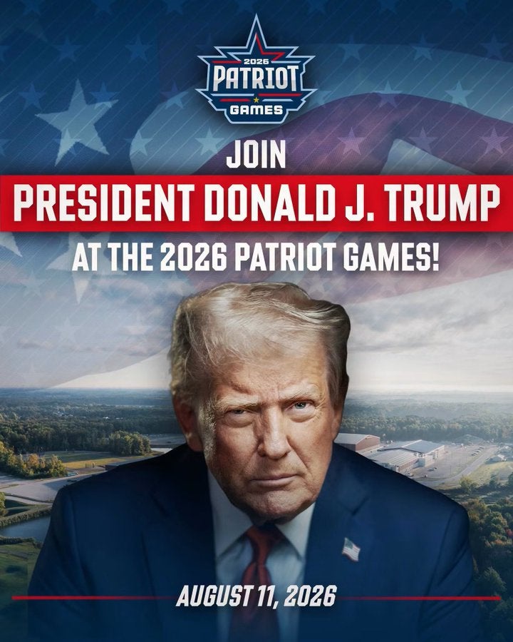 The Patriot Games — the teenage athletics competition organized by the White House-affiliated Freedom 250 group — is reportedly struggling to fill seats for Tuesday night’s finale where President Donald Trump is set to attend (Freedom 250)