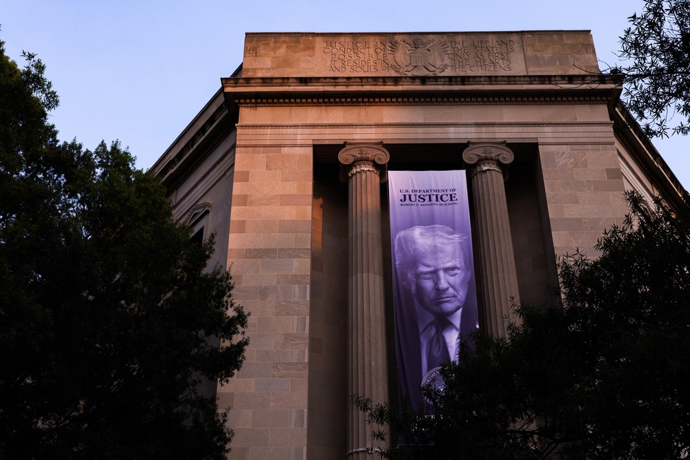 The opinion was released on the same day that Todd Blanche, Trump’s former personal attorney, was sworn in as attorney general (Getty Images)