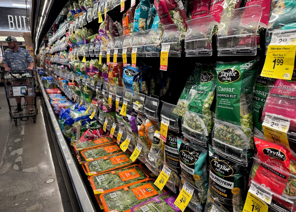 ‘Consumers now associate the Taylor Farms brand with salmonella, cyclospora and recalls. Once they've established such an association, the company must provide them with enough evidence to change that perception and shift from fear to trust,’ one expert said (Getty)