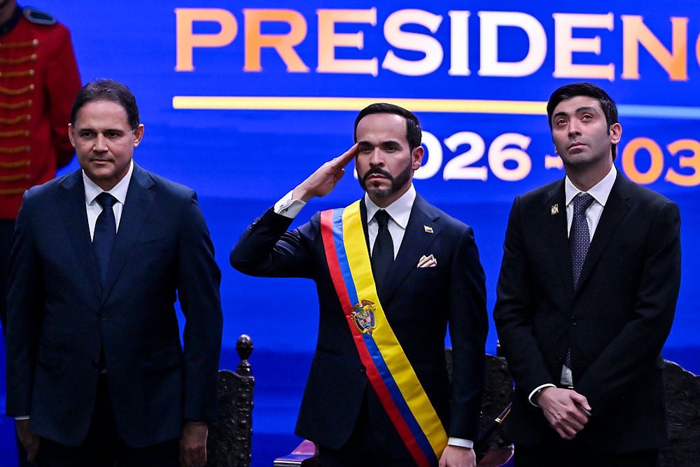 De la Espriella traveled to Quibdo in Choco on Monday night where he announced he was mobilizing ‘the entire military and police apparatus’ (Getty Images)