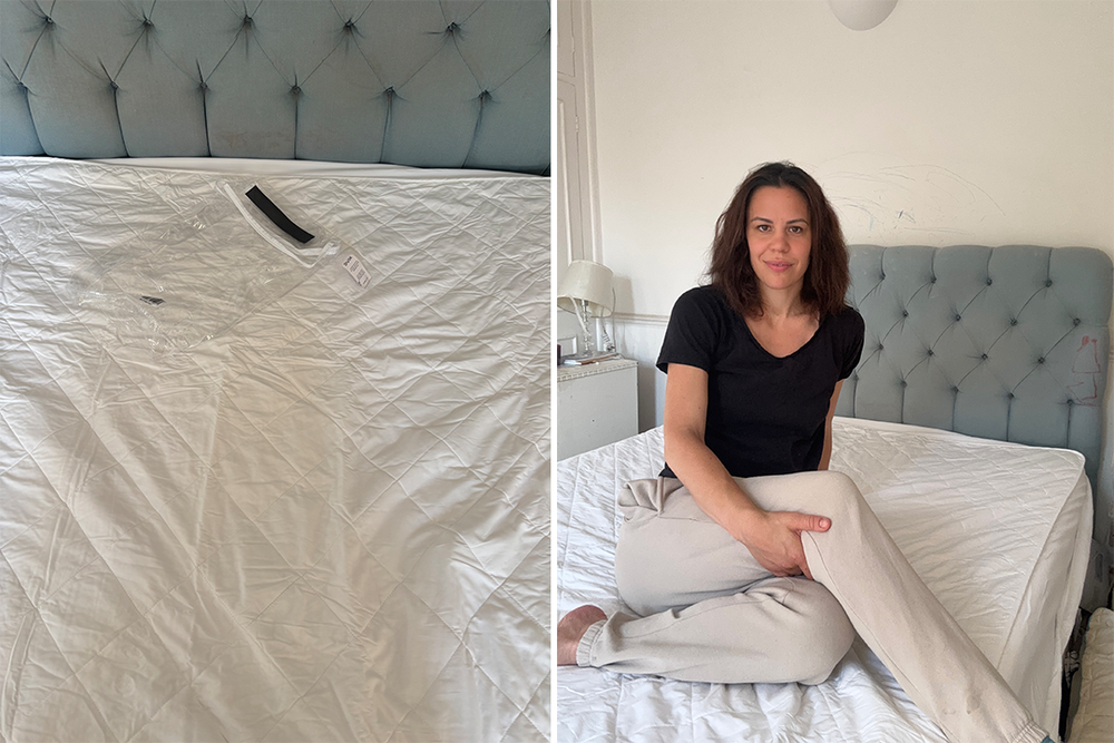 It makes the bed feel cosy without being too warm (Zoe Griffin/The Independent)
