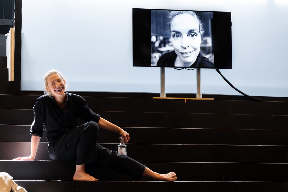 Cate Blanchett in rehearsal for Electra Persona (Monika Rittershaus)