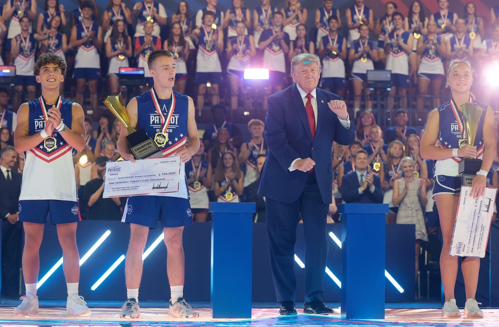 Winners of the Patriot Games shared a $250,000 prize pool of scholarship funds (Getty)