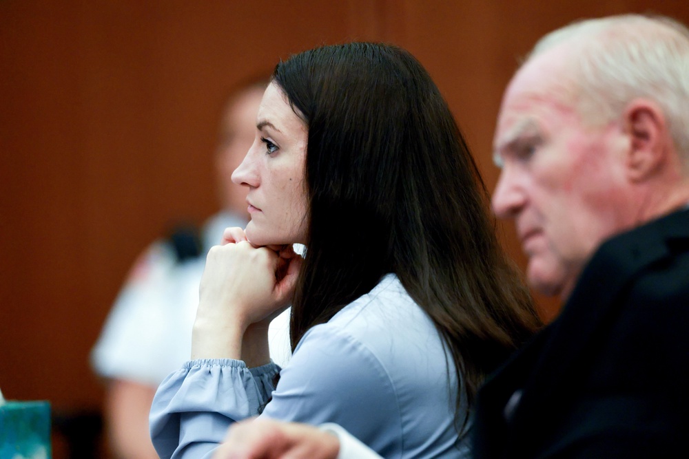 In mid-December, Jollotta had a call with the couple and was told Clancy had her ‘worst day’ and was ‘having persistent, intrusive thoughts of suicide’ (Jonathan Wiggs/The Boston Globe via AP)