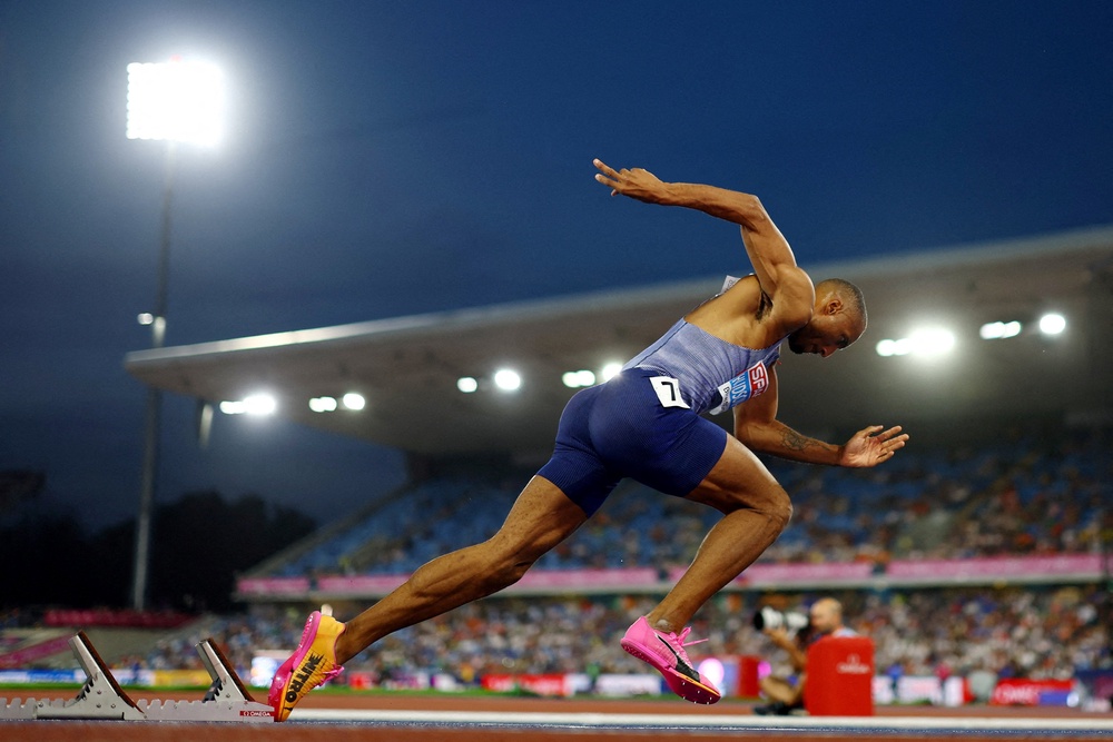 Hudson-Smith came second in his semi-final (Reuters)
