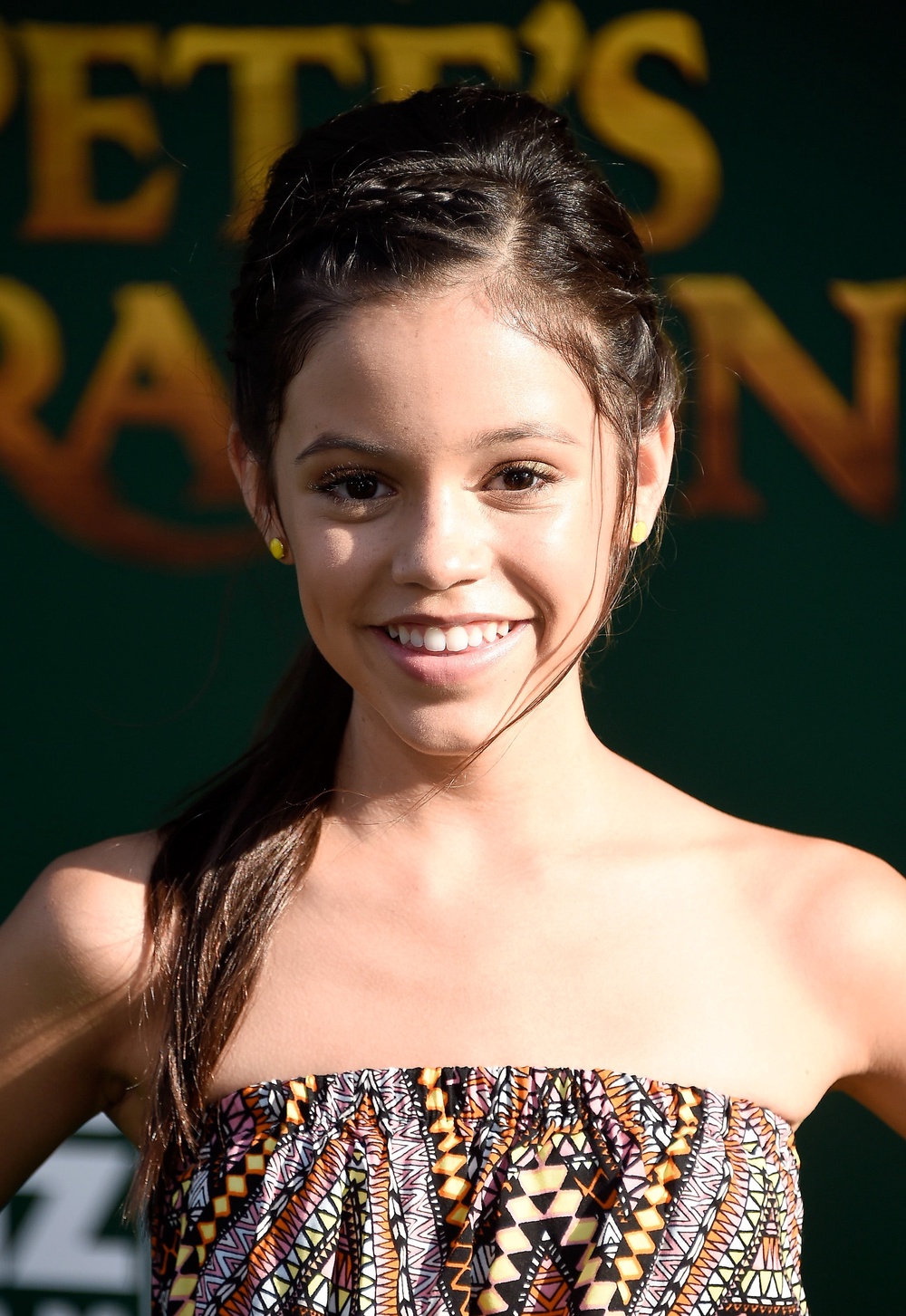 Jenna Ortega pictured in 2018 at the premiere of ‘Pete’s Dragon’ (Getty)