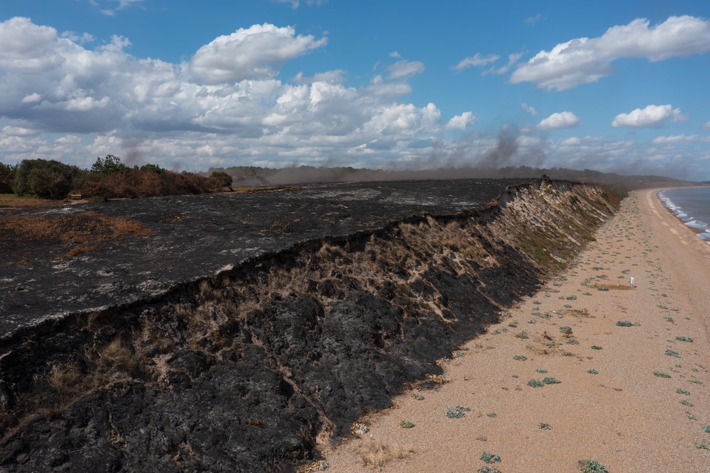The fire has caused widespread damage to the area with the countryside manager saying ‘almost everything has gone’ (Justin Minns/National Trust/PA) (PA Media)