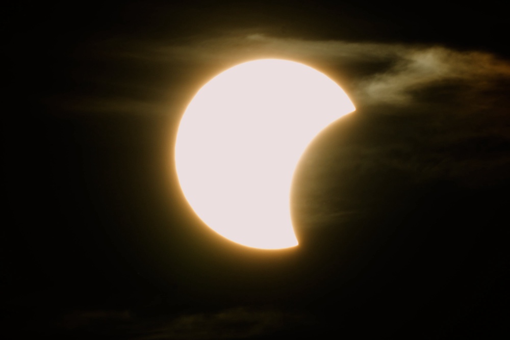 The solar eclipse seen from Berlin, Germany (AP Photo/Markus Schreiber)