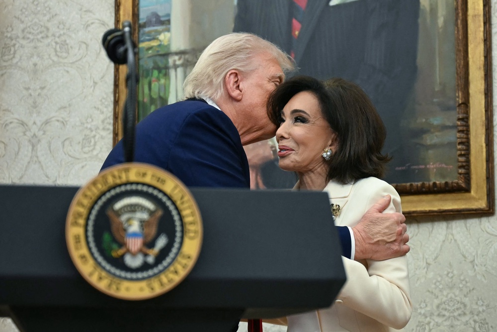News of the alleged investigation follows Donald Trump’s ongoing criticism of the top prosecutor after she dropped charges against a man the president has accused of vandalizing the Lincoln Memorial Reflecting Pool (AFP/Getty)